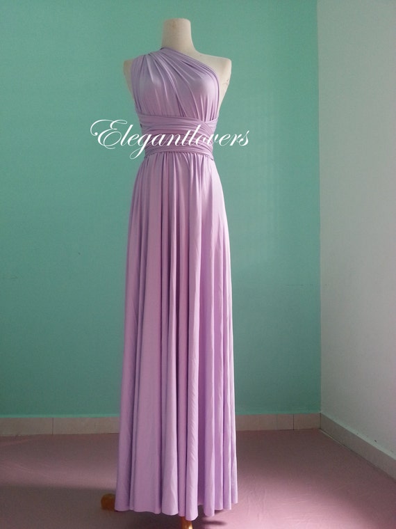 Lavender Wedding Bridesmaid Infinity Wrap Convertible Evening Etsy