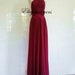 Red Wine Merlot Burgundy Maternity Dress Wedding Maroon Infinity Wrap Convertible Cocktail Plus Size Women Clothing Maxi Handmade Dresses