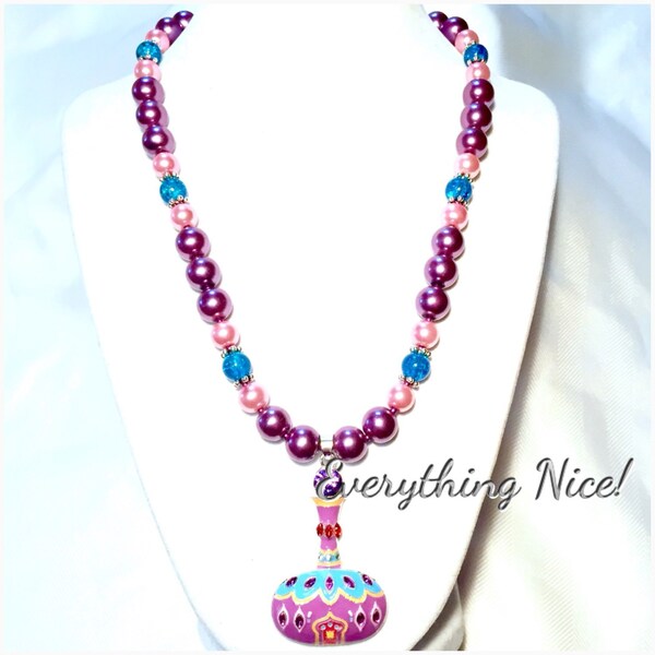 Shimmer & Shine bottle Necklace