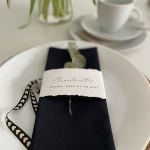 Napkin bands personalized for your wedding image 2