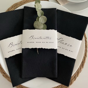 Napkin bands personalized for your wedding image 4