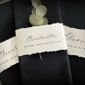 Napkin bands personalized for your wedding image 5