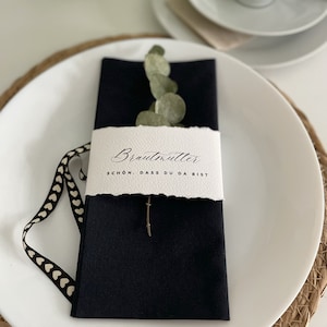 Napkin bands personalized for your wedding image 3