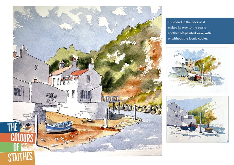 The Colours of Staithes:drawings, new and old by John Harrison image 3