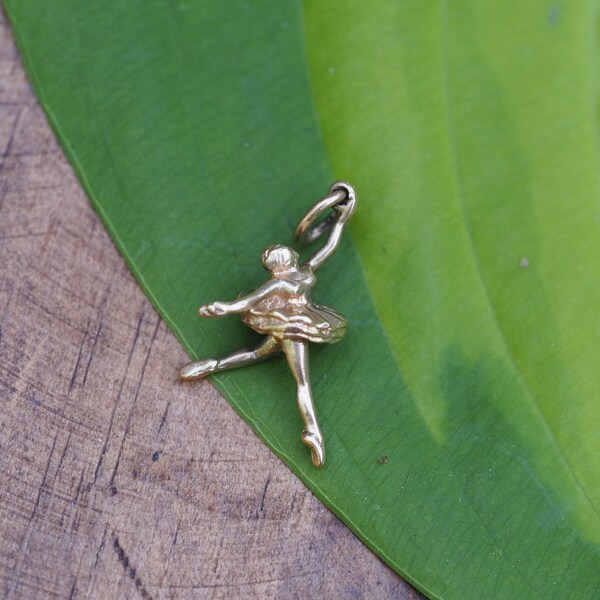 Gold Swivel Ballerina Charm main image 1