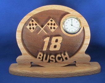 Kyle Busch Desk Clock