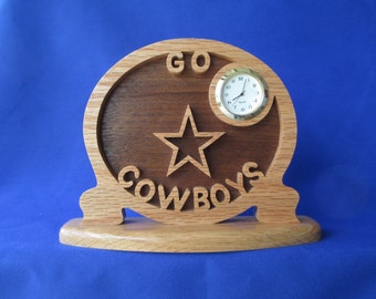 Dallas Cowboys Desk Clock