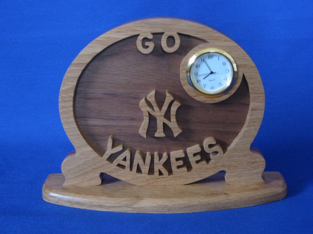 Yankees Desk Clock Etsy