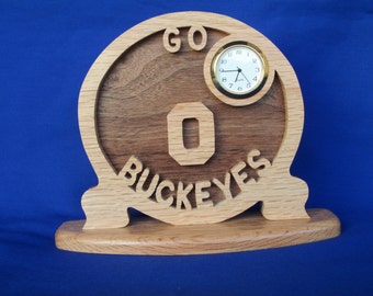 Ohio State Buckeyes Desk Clock