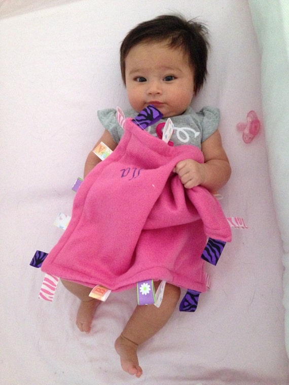 Items similar to 13x13" embroidered tag blankets made to order on Etsy