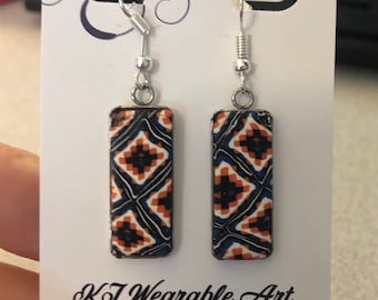 Southwest design, Dangle Earrings, drop earrings, wearable Art jewelry, quality craftsmanship, extraordinary jewelry