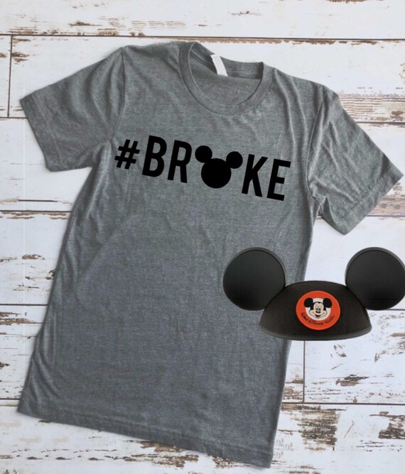 disney broke shirt
