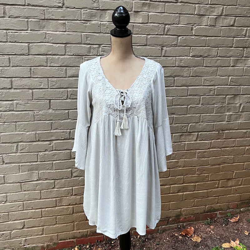 Bohemian Bloom Tunic Dress