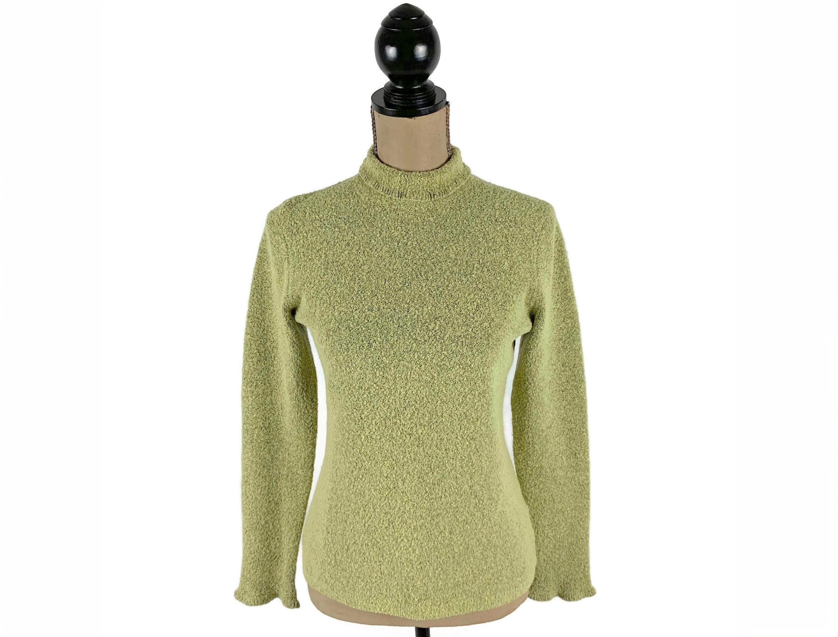 Lime Green Turtleneck - Etsy Lime Green Turtleneck - Etsy