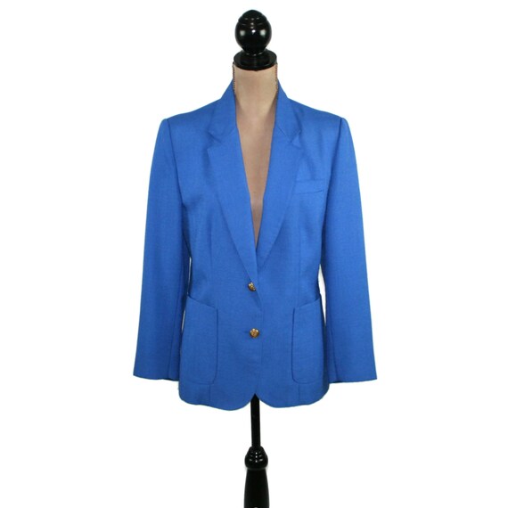 medium blue blazer