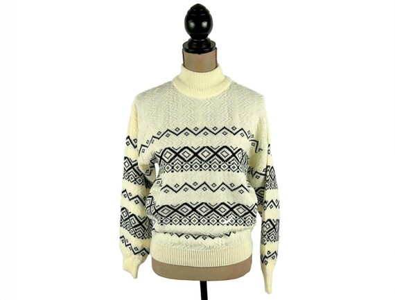 MB Mock Neck Fair Isle Intarsia Sweater - HQ