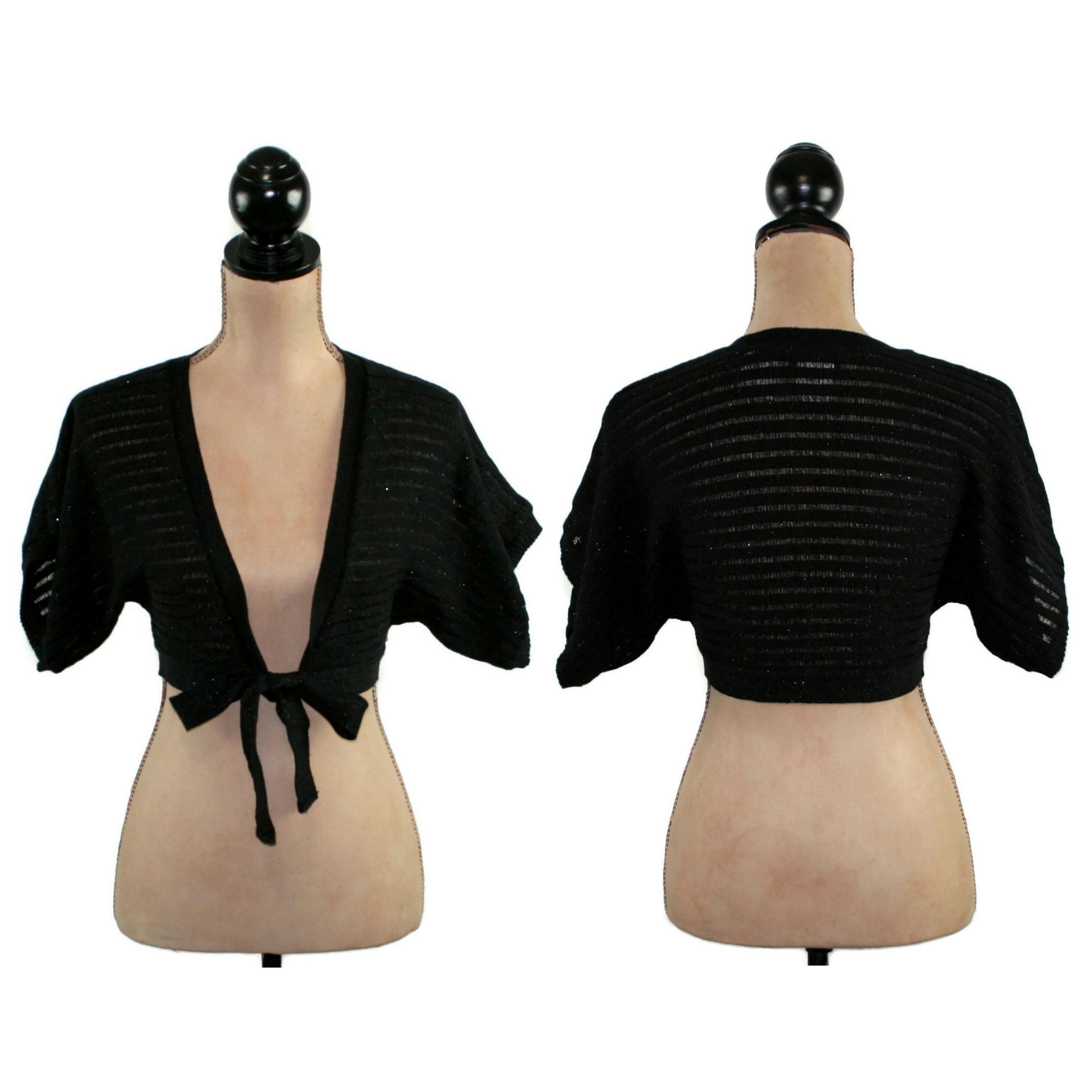Black Tie Bolero - Etsy