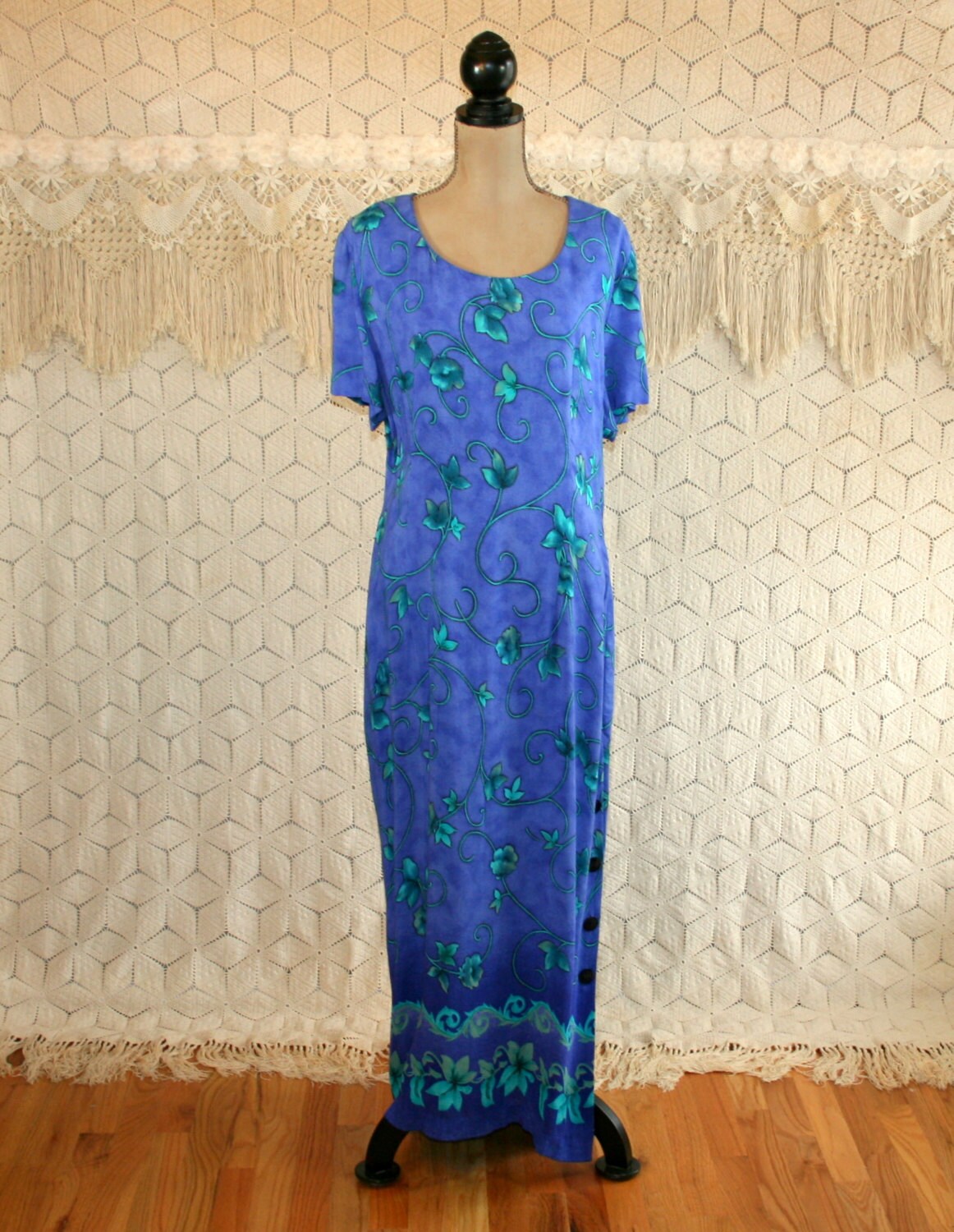long sleeve maxi dress size 18