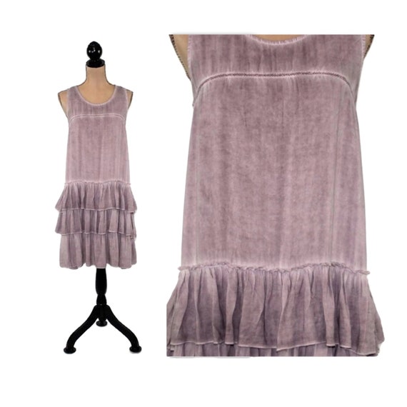 purple boho dress