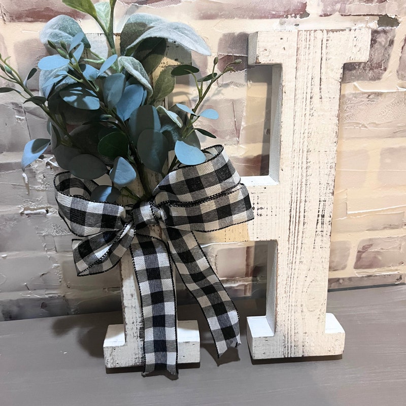 Rustic Wooden Letter - Etsy