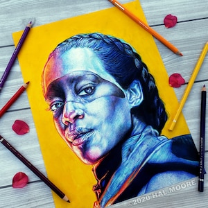 Dibujo original de: Sister Night form Watchmen