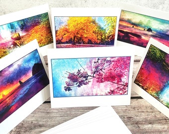 A set of 6 Oregon Landscape Greeting Cards