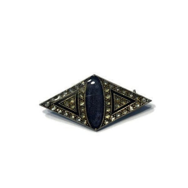 Broche Ancienne De Marque PIERRE BEX En Résine - Bijou Vintage D'occasion - Style Rétro
