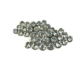 Strass Schuhclips, Vintage Schuhschmuck, Modeschmuck