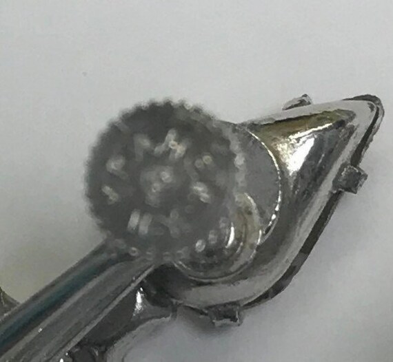 Signed Kramer Earrings, Rhinestone Dangle Earring… - image 5