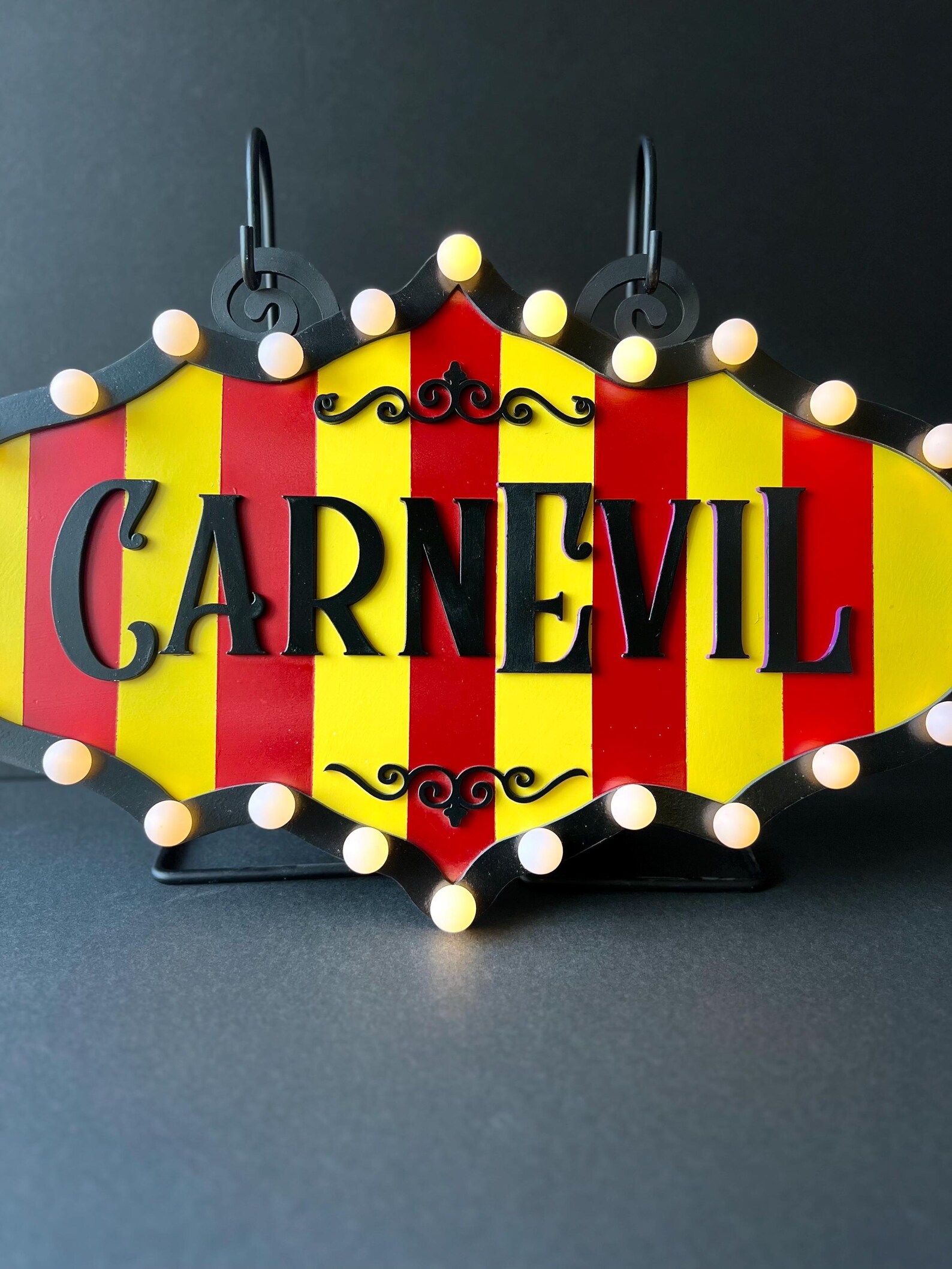 Carnevil Sign Carnevil Light-up Marquee Sign Freak Show Circus - Etsy