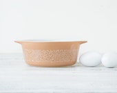 Vintage Brown Pyrex Dish - Small Glass Baking Dish - Woodland Brown - Small Casserole Dish - Retro Pyrex