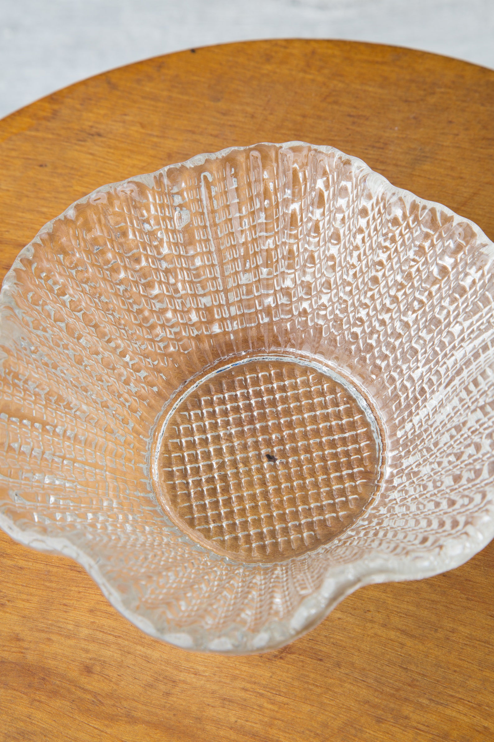 11 Vintage Fluted Glass Bowls Textured Clear Glass Ice Cream Etsy