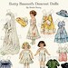 BETTY BONNET Paperdolls DIGITAL Download Boy Girl Nurse Dolls Bassinet Wedding Dress Fancy ...
