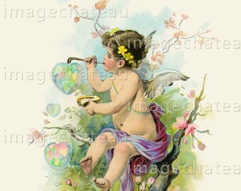 Cherub Baby Print - Etsy