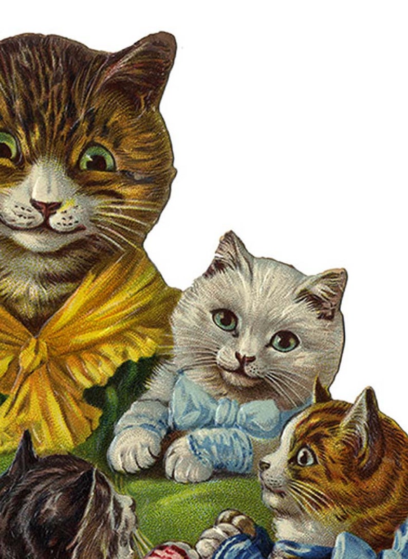 ROCKING Chair Cat Nursery Rhyme DIGITAL DOWNLOAD Paper Toy Rocker Three