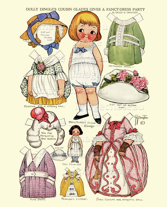 dolly dingle paper dolls