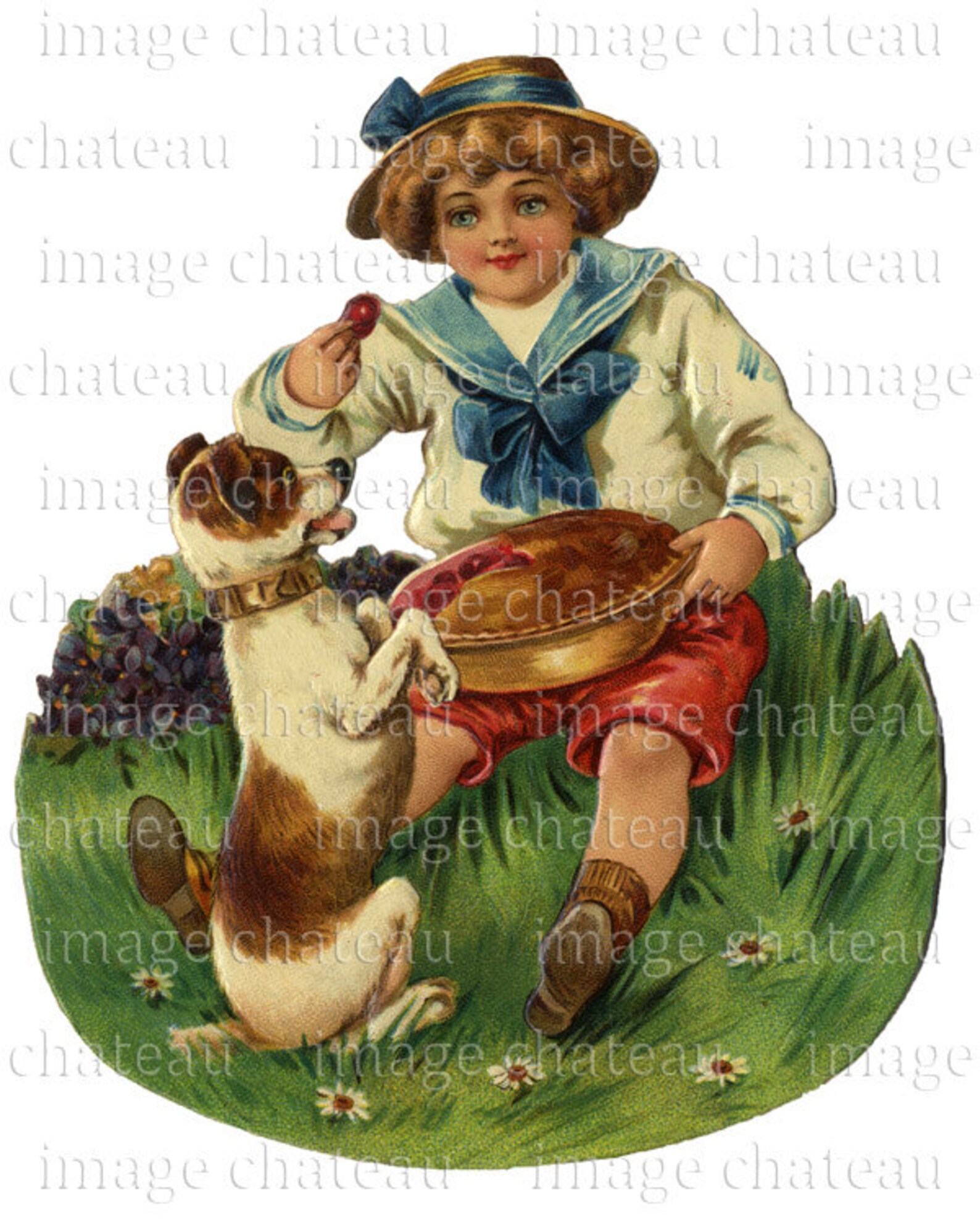 JACK HORNER und Hund Kindergarten Reim DIGITAL Download Papier Etsy