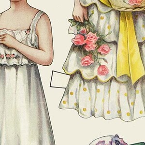 BETTY BONNET Paper Dolls DIGITAL Download Married Sister Fancy Dresses Golf Costume Hats Furs ...