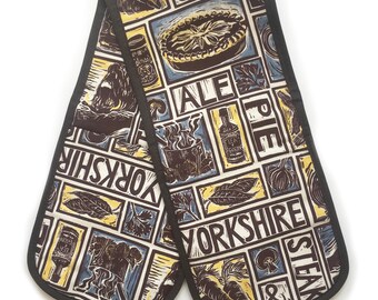 Yorkshire Steak Pie Recipe Organic Cotton Double Oven Glove