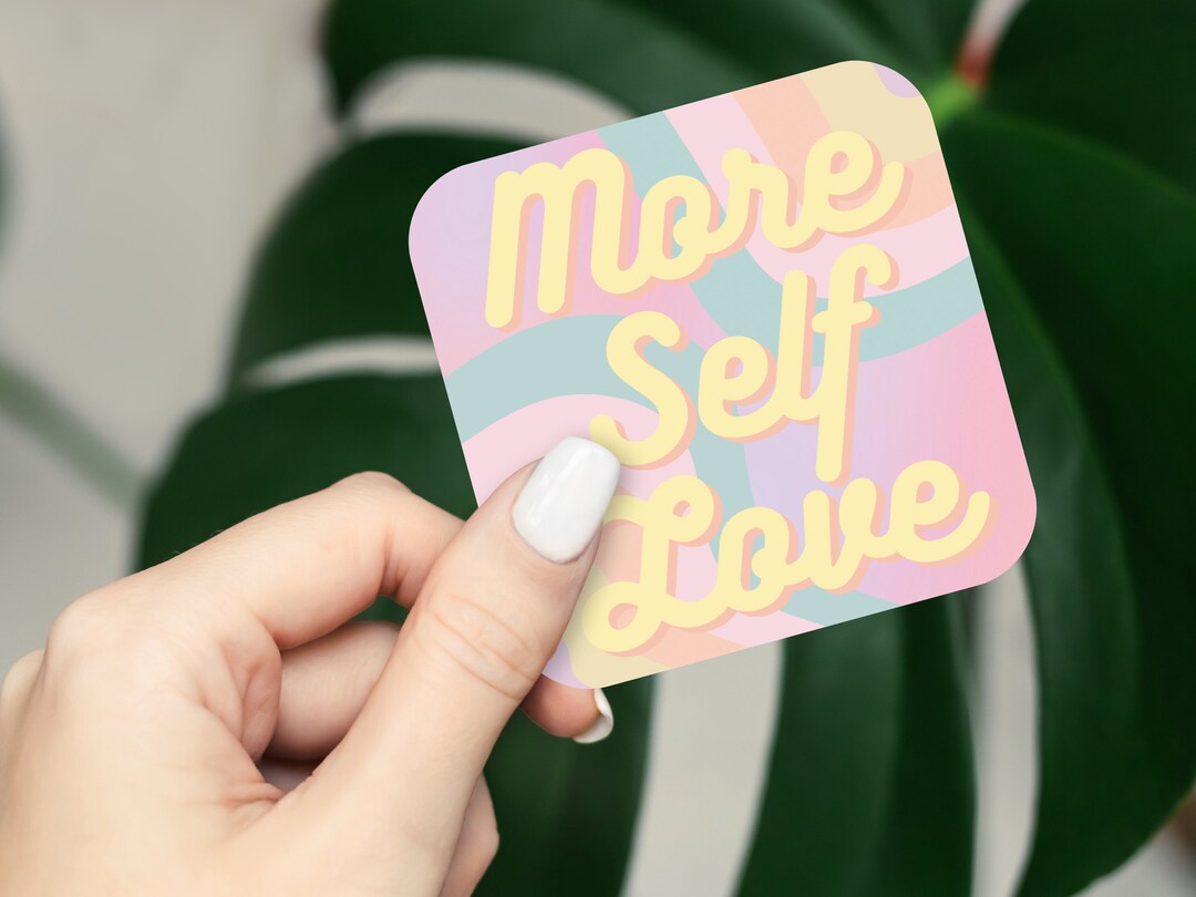 More Self Love Vinyl Decal | Self Care Sticker - Etsy