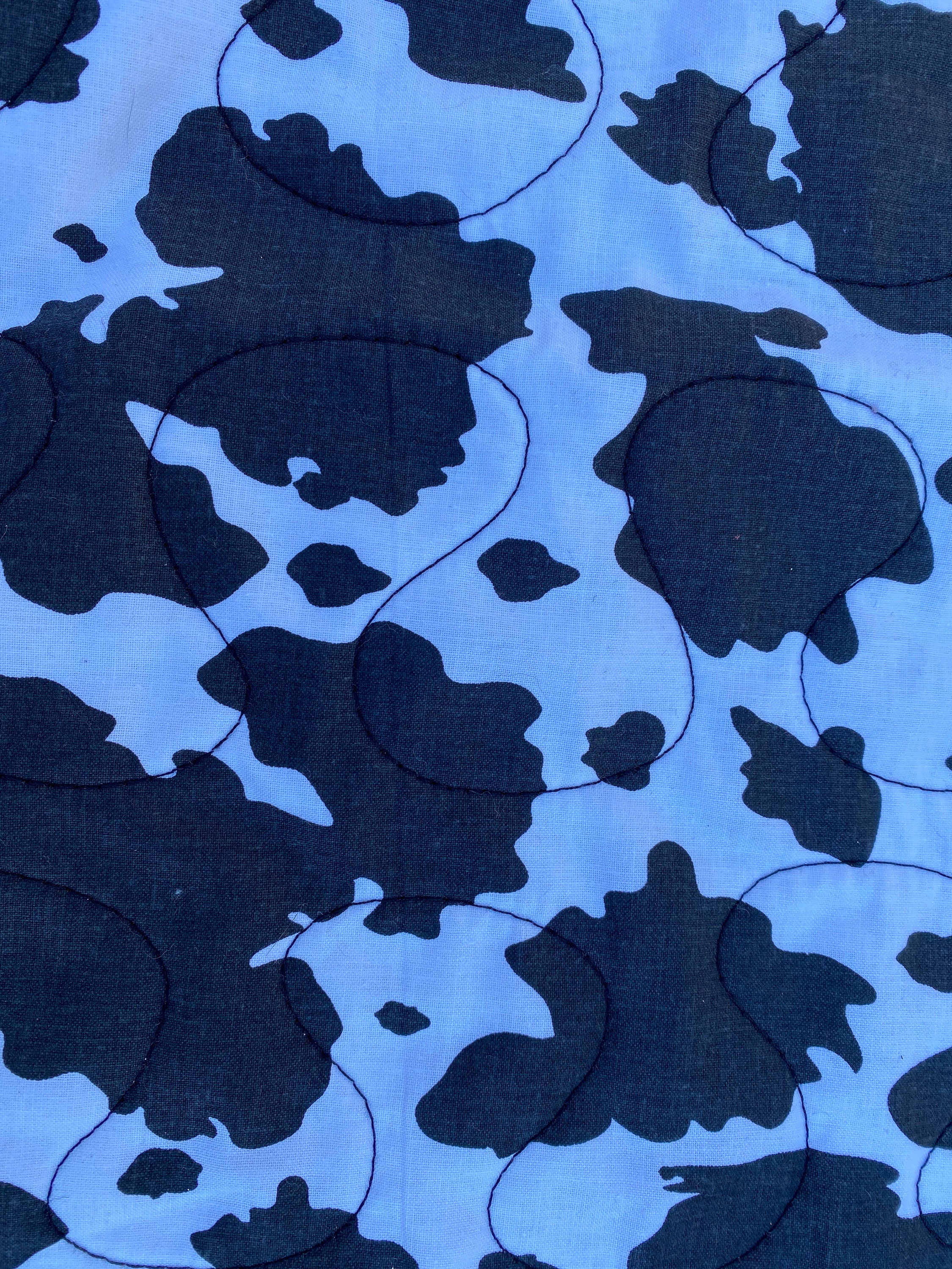 Saddle Pad COW Print With Matching Polo Wraps Horse and Pony - Etsy