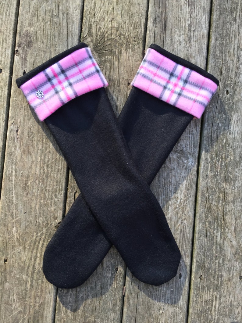 Custom Pair of HUNTER Boot Liners Socks Wellie Warmers Pink Etsy