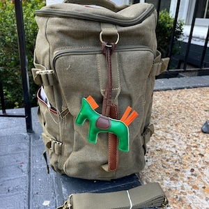 2 pocket jansport backpack green brown Right Pack Made in part with recycled materials Big Student - Cargo Green
