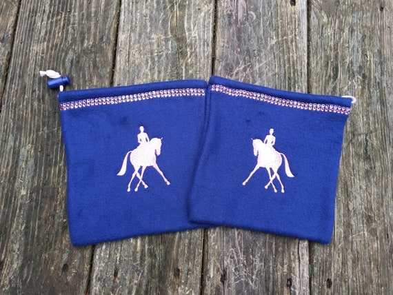 Dressage Rider Custom Stirrup Covers with Bling MANY COLOR Combinations