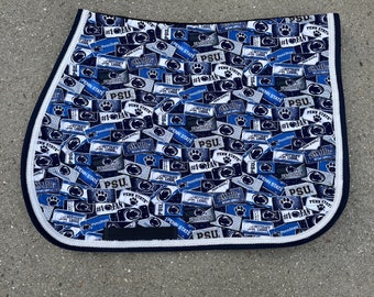 Saddle pad Penn State with Braided Trim English Saddle Pad