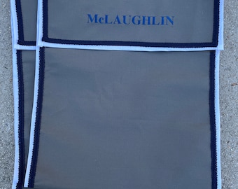 Leg Wrap Holder Bandage Holder Equestrian by The Barn Closet with Interchangeable Name Tag