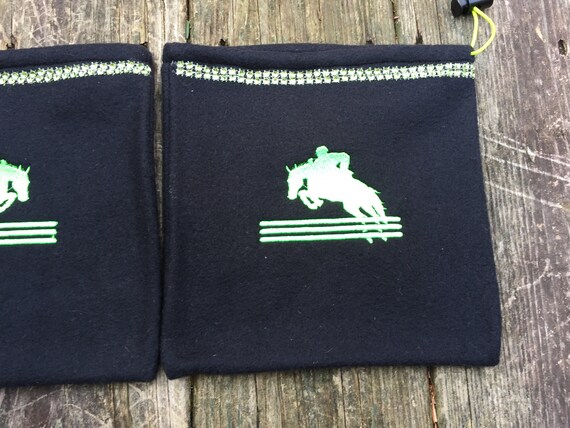 Dressage Rider Custom Stirrup Covers with Bling MANY COLOR Combinations