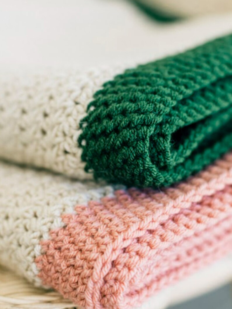 Ollie Blanket, Modern Crochet, Baby Blanket, Toddler Blanket, Handmade