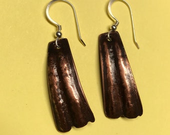 LotsaCopper "Two and a Half" Earrings with Sterling Silver Wires