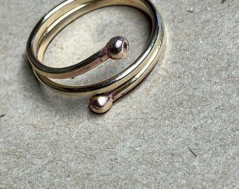 LotsaCopper Brass Bypass Ring